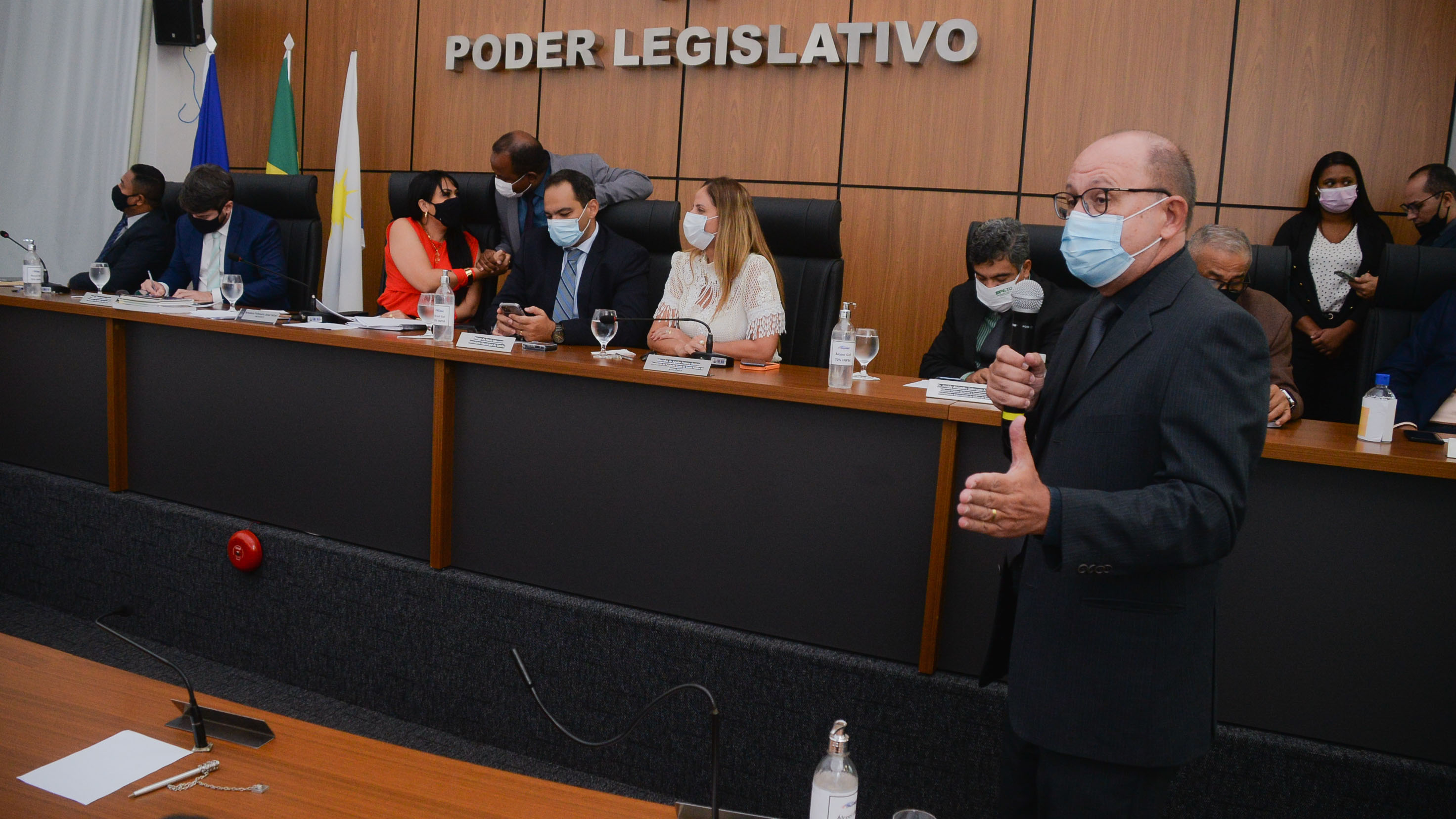 Em sua exposição, o secretário executivo, Daniel Borini, falou do cenário atual da pandemia da Covid-19 na Capital