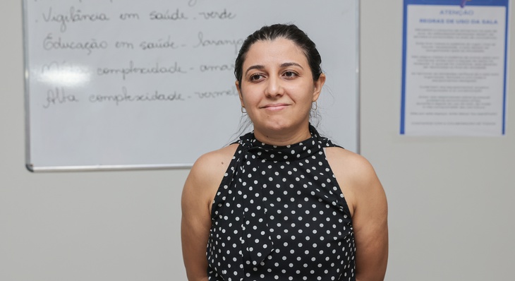 Tutora da Fesp, Benta Figueiredo ministrou o módulo